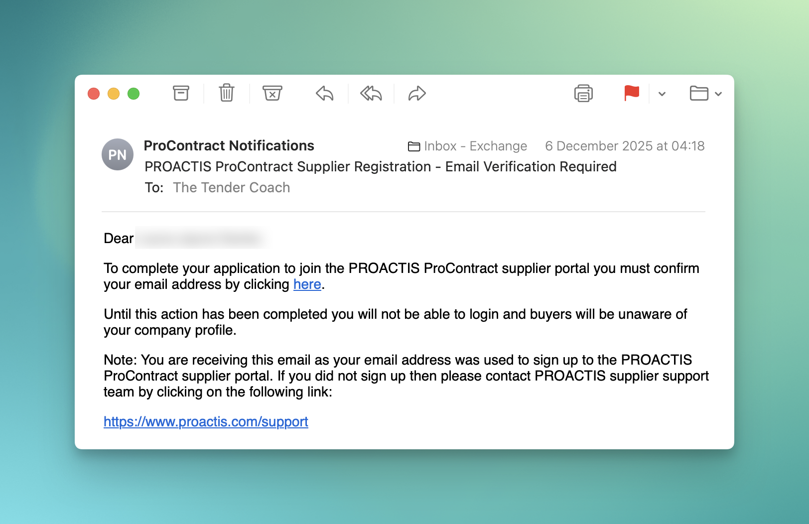 proactis email